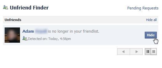 Como descobrir quem recentemente o hostilizou no Facebook unfriend finder 2