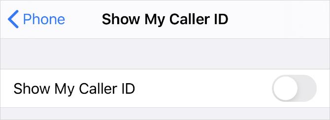 Mostrar opção de identificação de chamadas nas configurações do iPhone