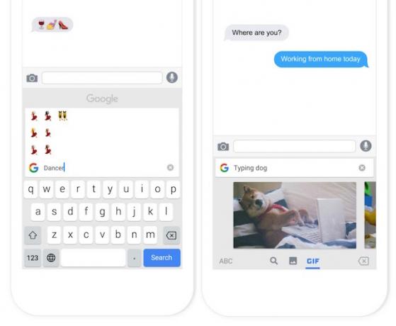 gboard emoji gif pesquisa