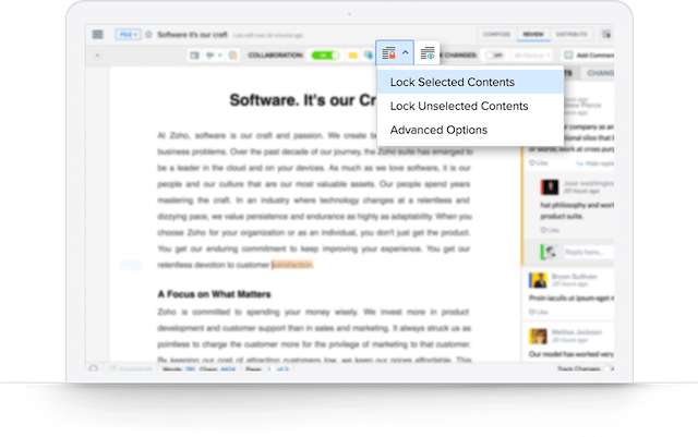 zoho-writer-lock-content