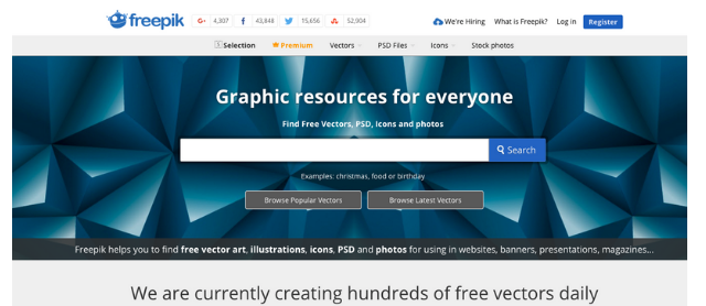 Freepik Gráficos vetoriais de alta qualidade