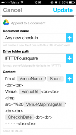 Coloque seu iPhone para funcionar com IFTTT editrecipe