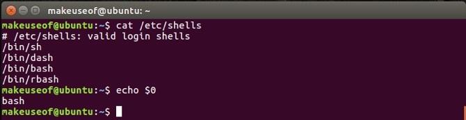 melhores conchas linux descobrir qual shell usando