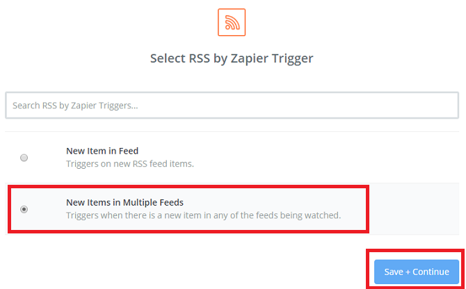 rss por zapier multiple