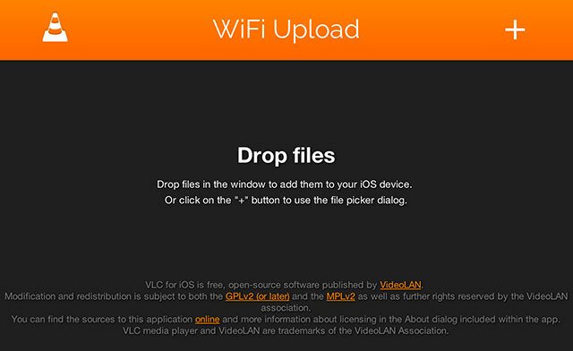 Vala do iTunes e uso VLC para iPhone e iPad Media vlc wifi