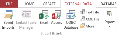 Guia Importar do Access 2013