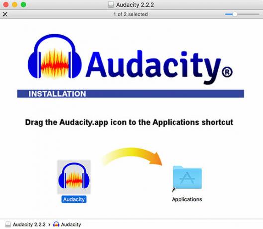 Instalando o Audacity para macOS