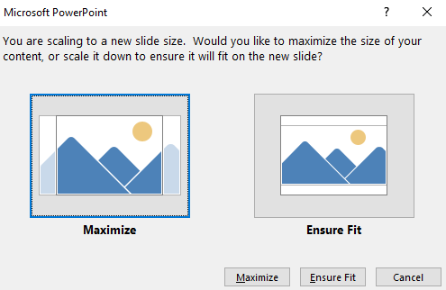 Como alterar o tamanho dos slides no tamanho do powerpoint do PowerPoint