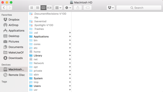 localizador macintosh hd