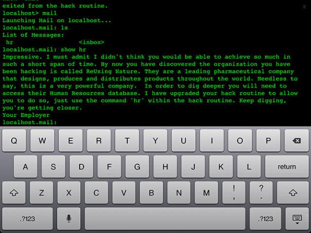 Hack RUN: Finja ser um hacker neste jogo de aventura de texto hackrun mail