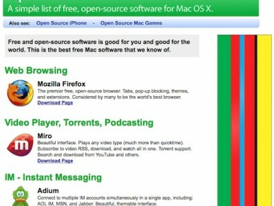 11 fontes on-line para o melhor do Mac Freeware [Mac] OpenSource