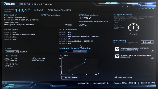 Como criar seu próprio PC asus uefi bios