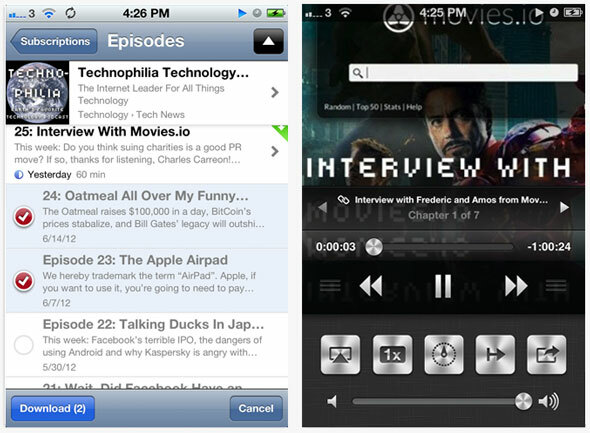 aplicativo para podcatcher para iphone