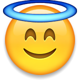 emoticon angelical emoji