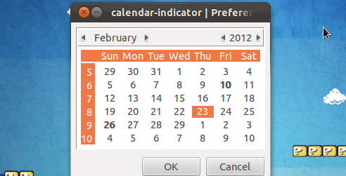 calendário do ubuntu google