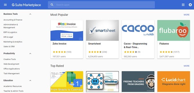 Google Apps Marketplace: Aplicativos para sua empresa GSuite