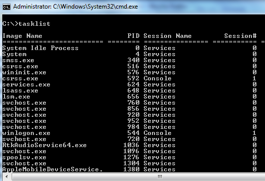 comandos dos prompt