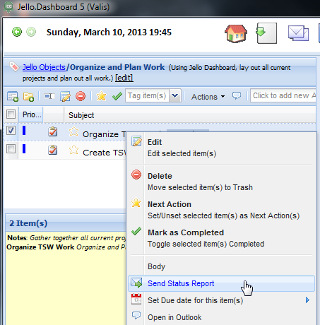 outlook gtd