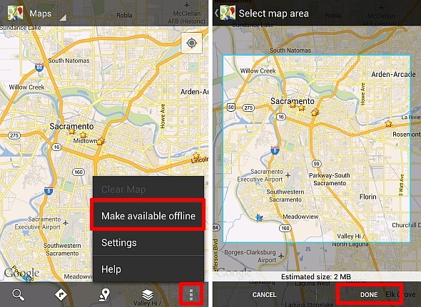 mapas offline android