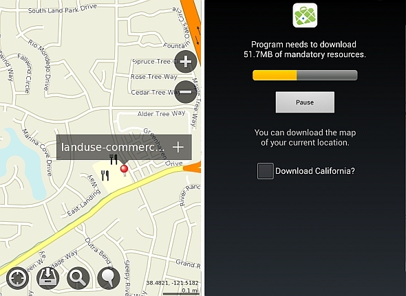 mapas offline android