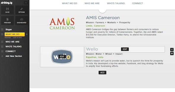 Crie um site responsivo em minutos com o Striking.ly Screen Shot 2012 09 13 às 10