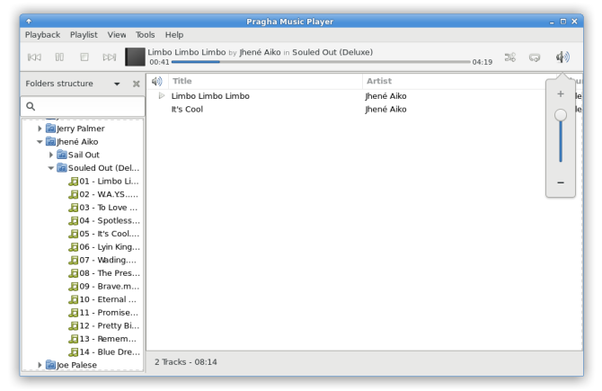 Software Linux leve - Pragha Music Player