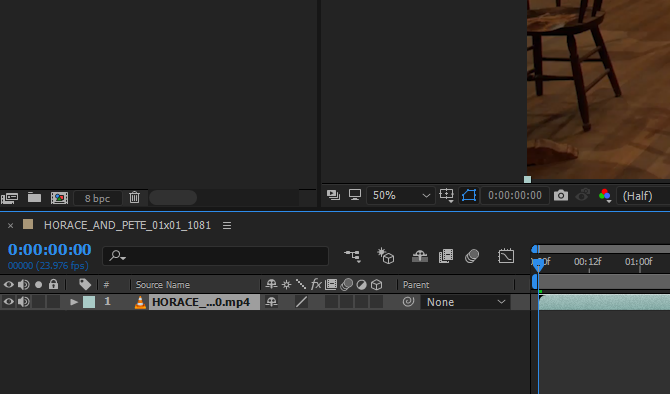 Como mover texto de rastreamento na linha de tempo de exemplo do Adobe After Effects