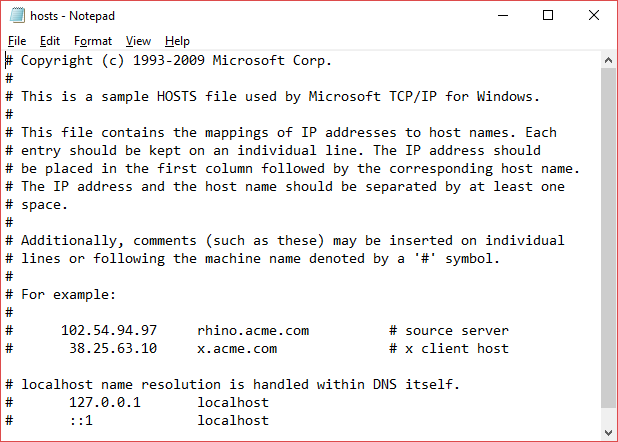 A remoção completa do malware do Guia de Remoção de Malware hospeda janelas de arquivos