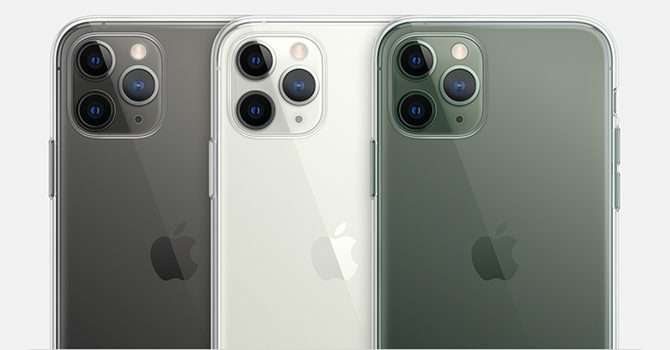 Uma imagem de uma variedade de capas para iPhone 11