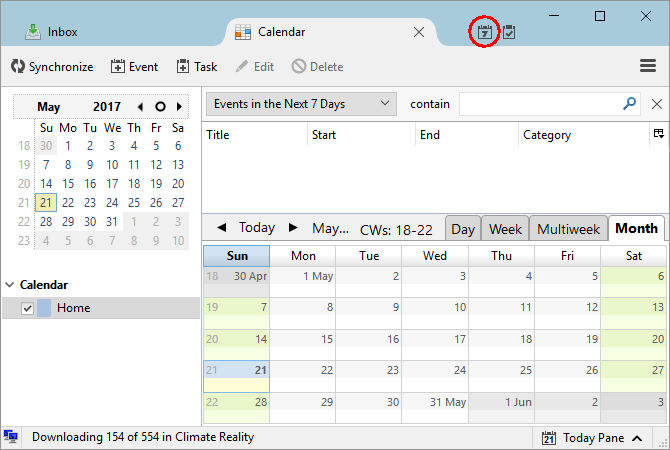 Como integrar o Google Agenda ao Thunderbird Thunderbird Lightning Calendar 670x450