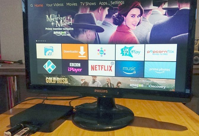 como transformar amazon fire tv stick em caixa de tv de fogo