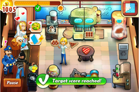 10 divertidos e desafiadores jogos de gerenciamento de tempo [iPhone & iTouch] 7 TM Chocolate Shop Frenzy