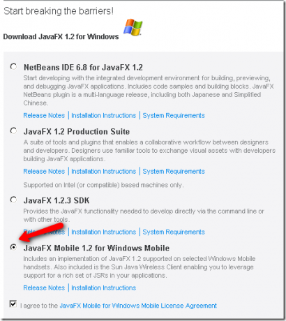 Java para Windows Mobile