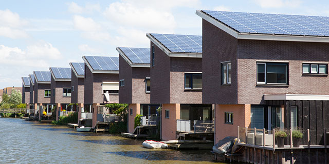 casas de adoção de energia solar