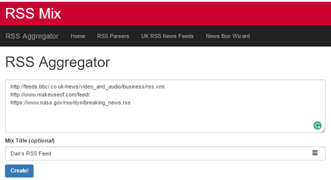 mix rss