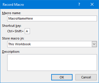 como gravar uma macro no excel 2016