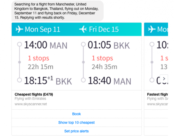 facebook messenger bot skyscanner