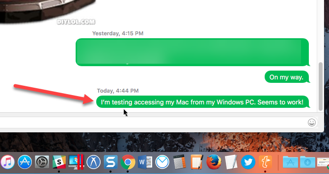 visualizador mac realvnc janelas imessage