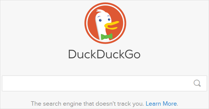 7 alternativas de pesquisa do Google e seus recursos de marca registrada Web principal do DuckDuckGo