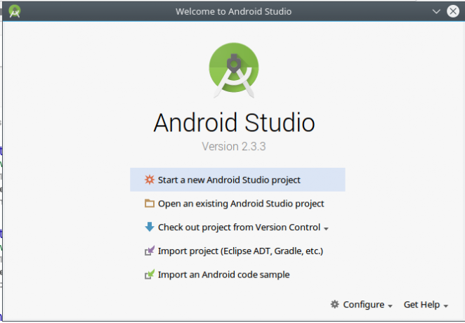 android criar aplicativo androidstudio start