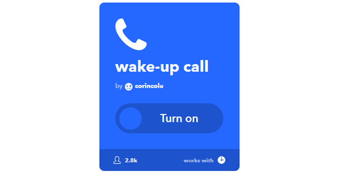 O melhor guia IFTTT: use a ferramenta mais poderosa da Web como um Pro 4IFTTT WakeupCalla