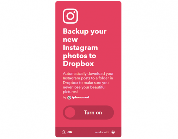 O melhor guia IFTTT: use a ferramenta mais poderosa da Web como um profissional 1IFTTT InstagramToDropbox