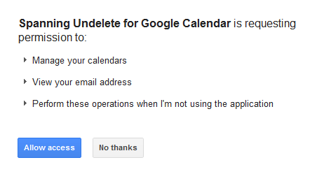 cancelar exclusão de evento do Google Agenda