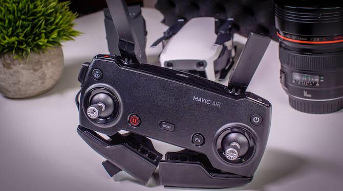 A DJI faz de novo: Mavic Air Review Mavic Air Controller