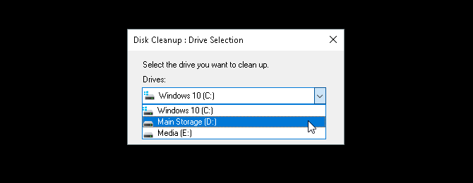 Pouco armazenamento no Windows 10? 5 dicas para ajudar a recuperar a seleção da unidade de limpeza de disco do espaço em disco