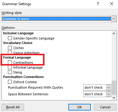 Como parar o Microsoft Word sublinhando as palavras corretas como erros