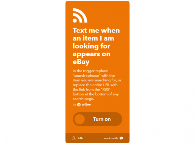 O melhor guia IFTTT: use a ferramenta mais poderosa da Web como um profissional 55IFTTT EbayToText