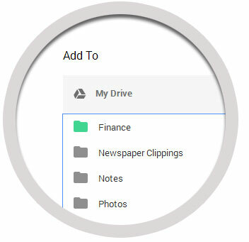 Google Drive - Adicionar a