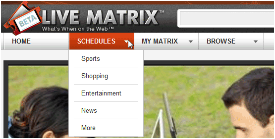 Matriz ao vivo: uma programação para eventos ao vivo on-line livematrix2