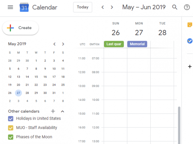 Calendário Google Fases Lua